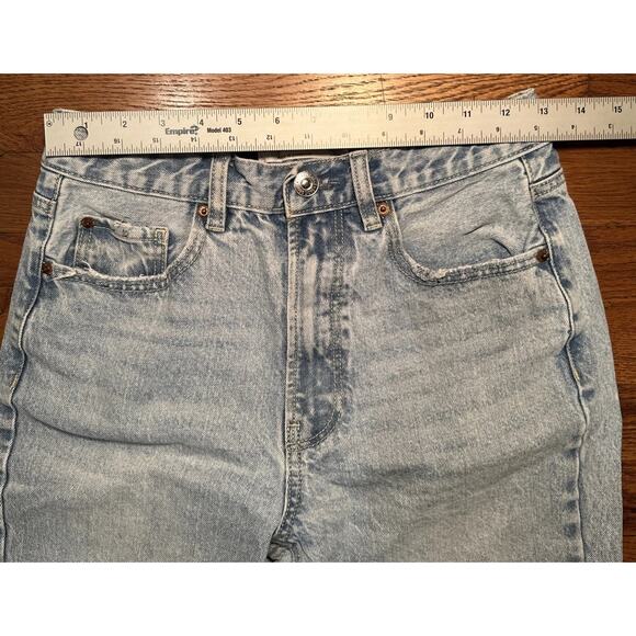 Stradivarius Jeans Womens Light Wash Blue Size 4 M - Picture 4 of 7